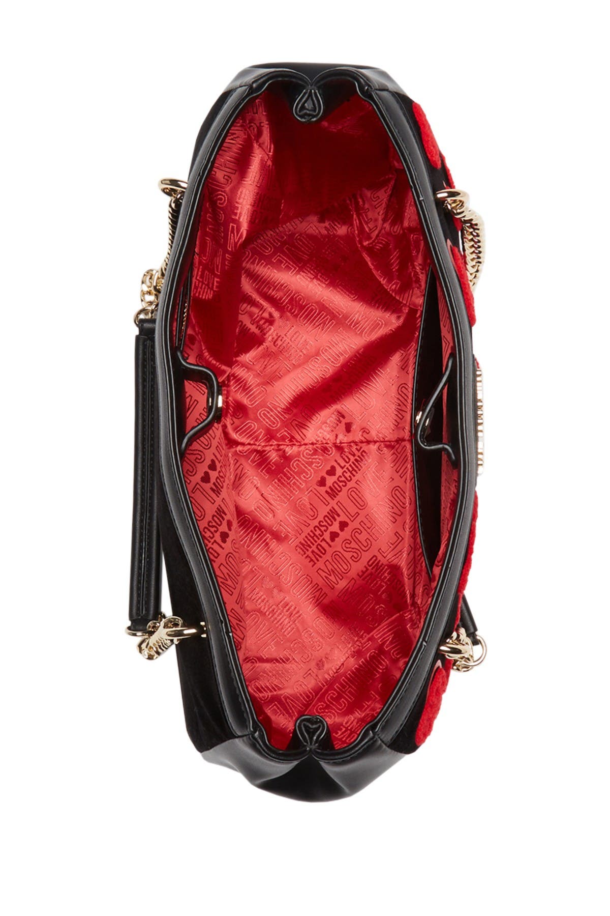 Love Moschino Scribble Heart Shoulder Bag, Alternate, color, 