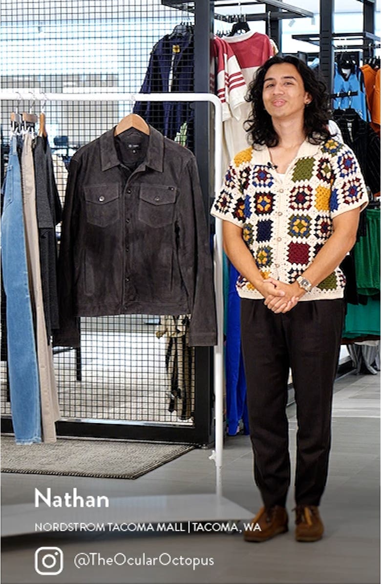 Dart Suede Trucker Jacket, sales video thumbnail