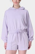 Sweaty Betty Sand Wash Cloud Weight Crop Hoodie