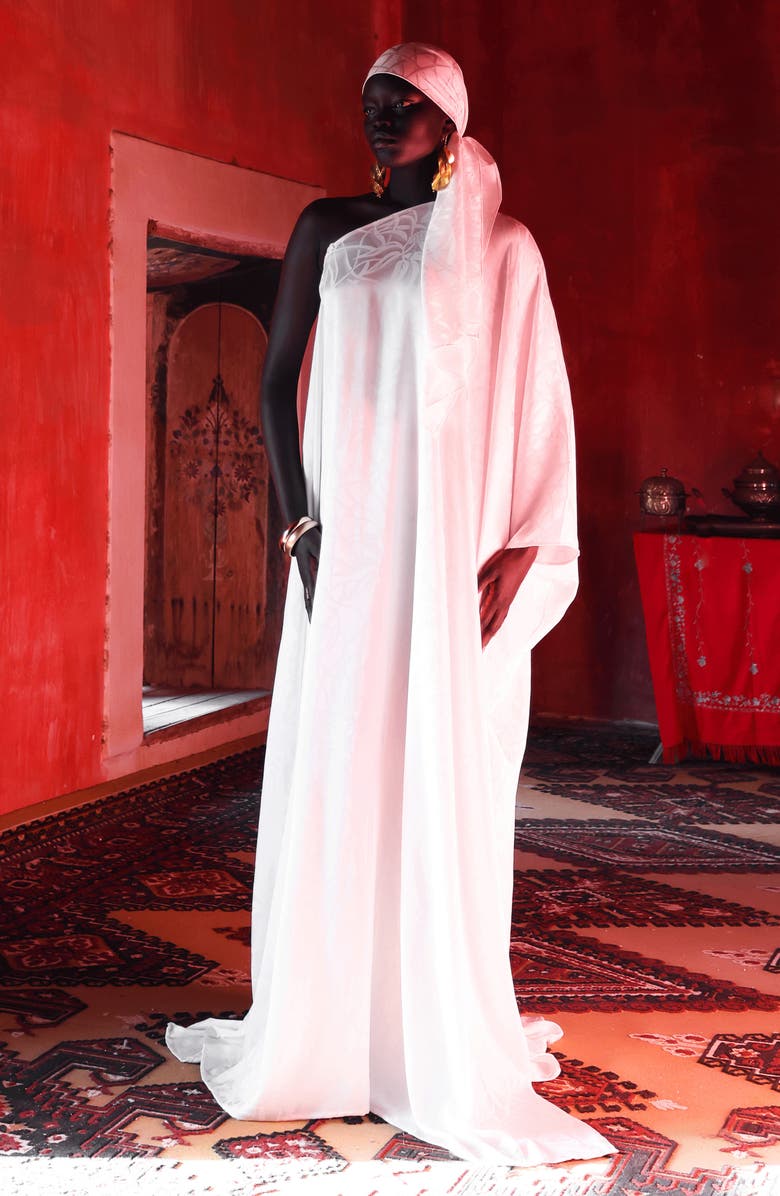 DIARRABLU Satu One-Shoulder Dress, Alternate, color, 