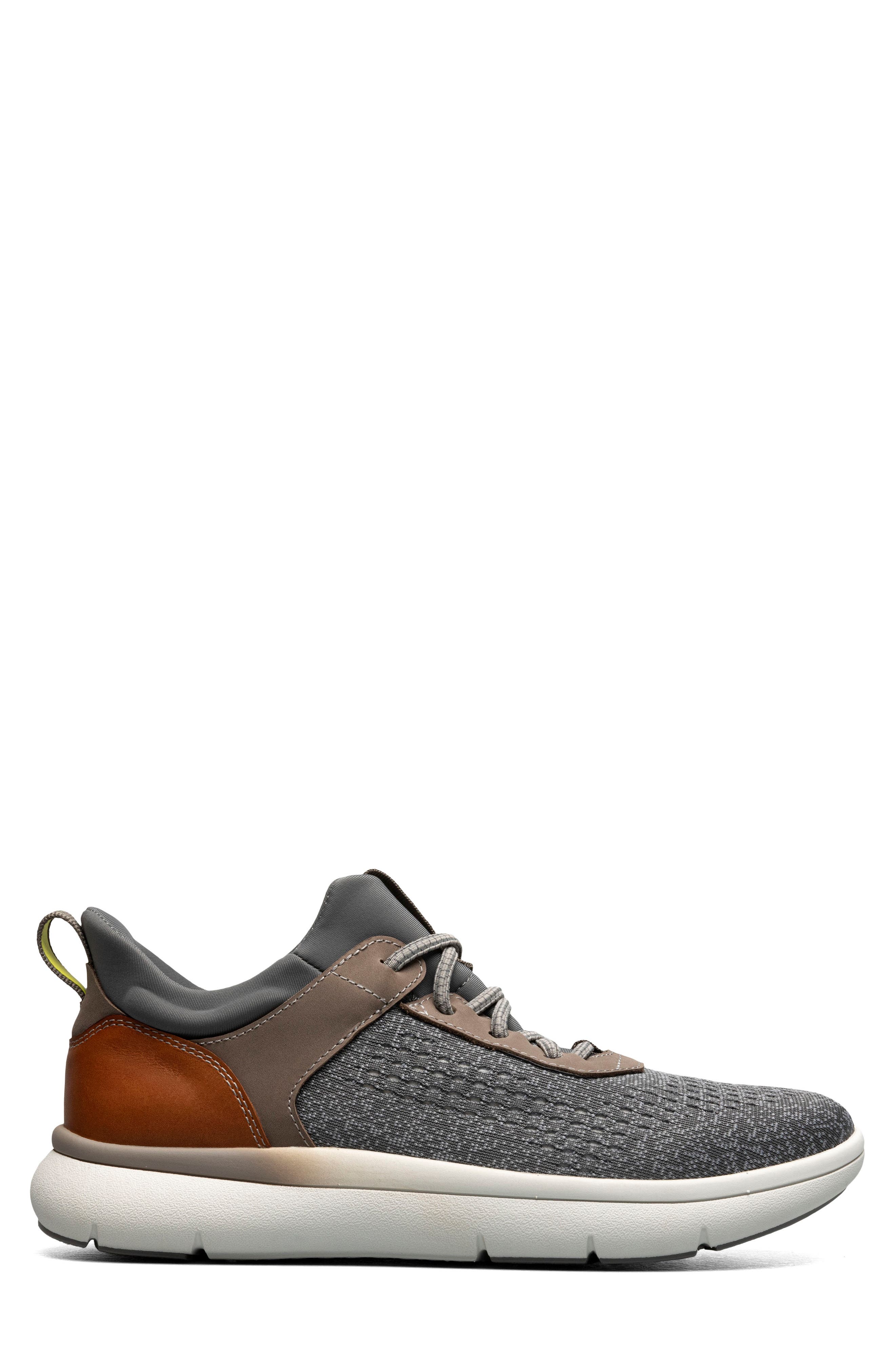 Florsheim Fleet Knit Elastic Sneaker, Alternate, color, Gray