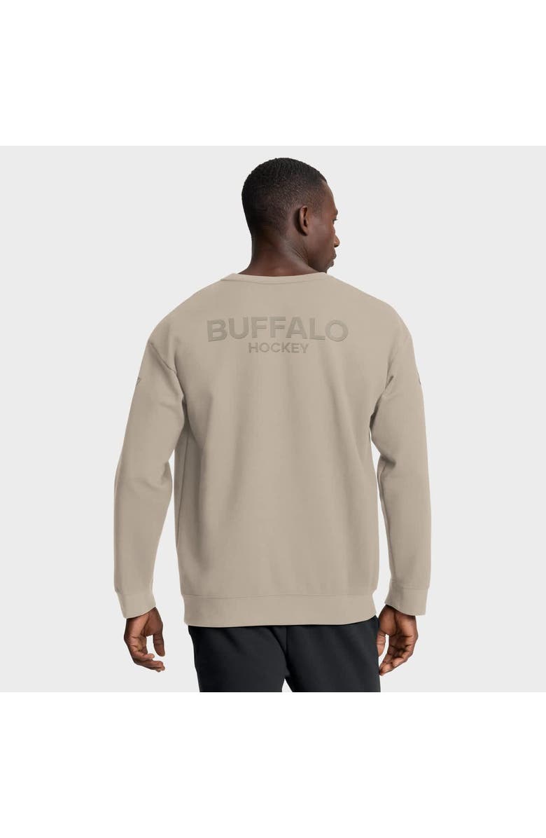 FANATICS Men
s Fanatics Tan Buffalo Sabres Authentic Pro Road Tri-Blend Sweatshirt, Alternate, color, Tan