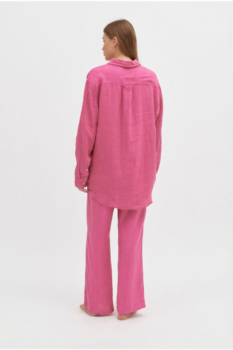 Lounge Pajama Shirt, Alternate, color, Pink