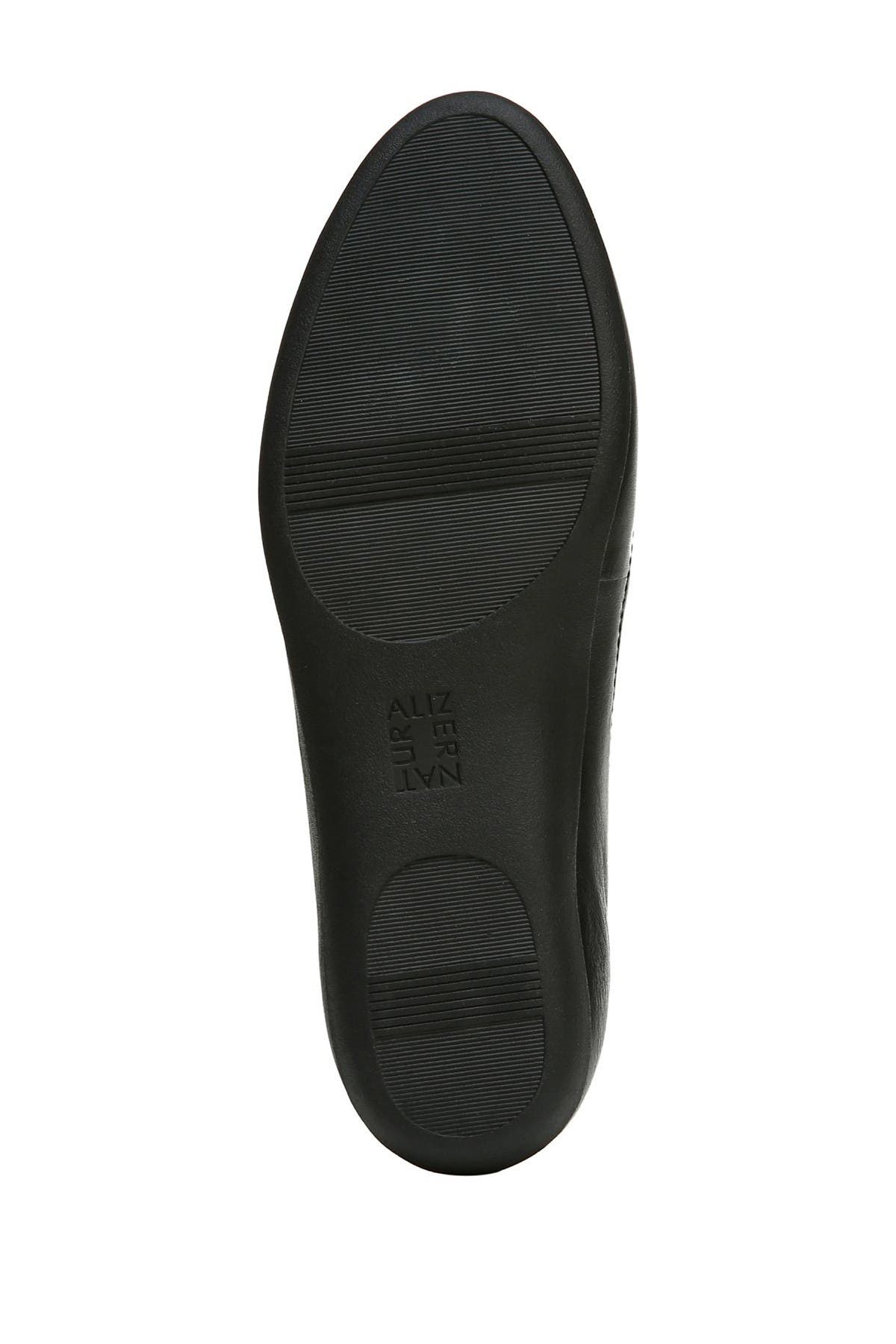 Naturalizer Vivienne Ballet Flat - Wide Width Available, Alternate, color, Black Leather