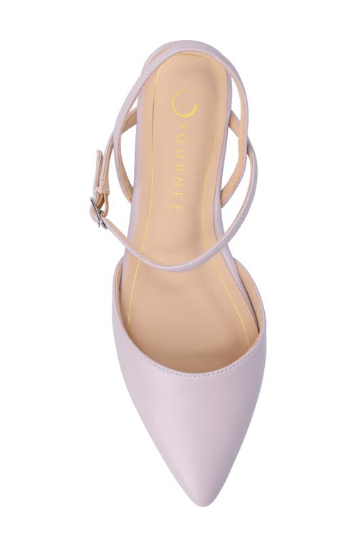 Journee Collection Martine Supernatural Shades Slingback Flat In Lilac