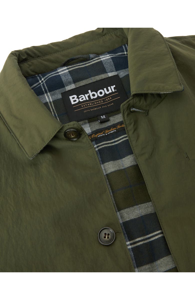 Barbour Wadded Lorden Waterproof Jacket, Alternate, color, Olive