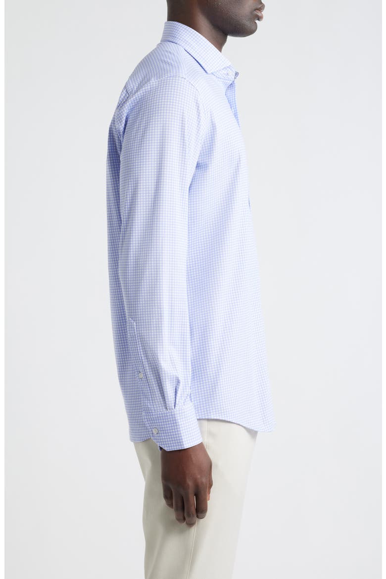 Excursionist Flex Tailored Fit Wrinkle Resistant Button-Up Shirt, Alternate, color, IRIS MIST