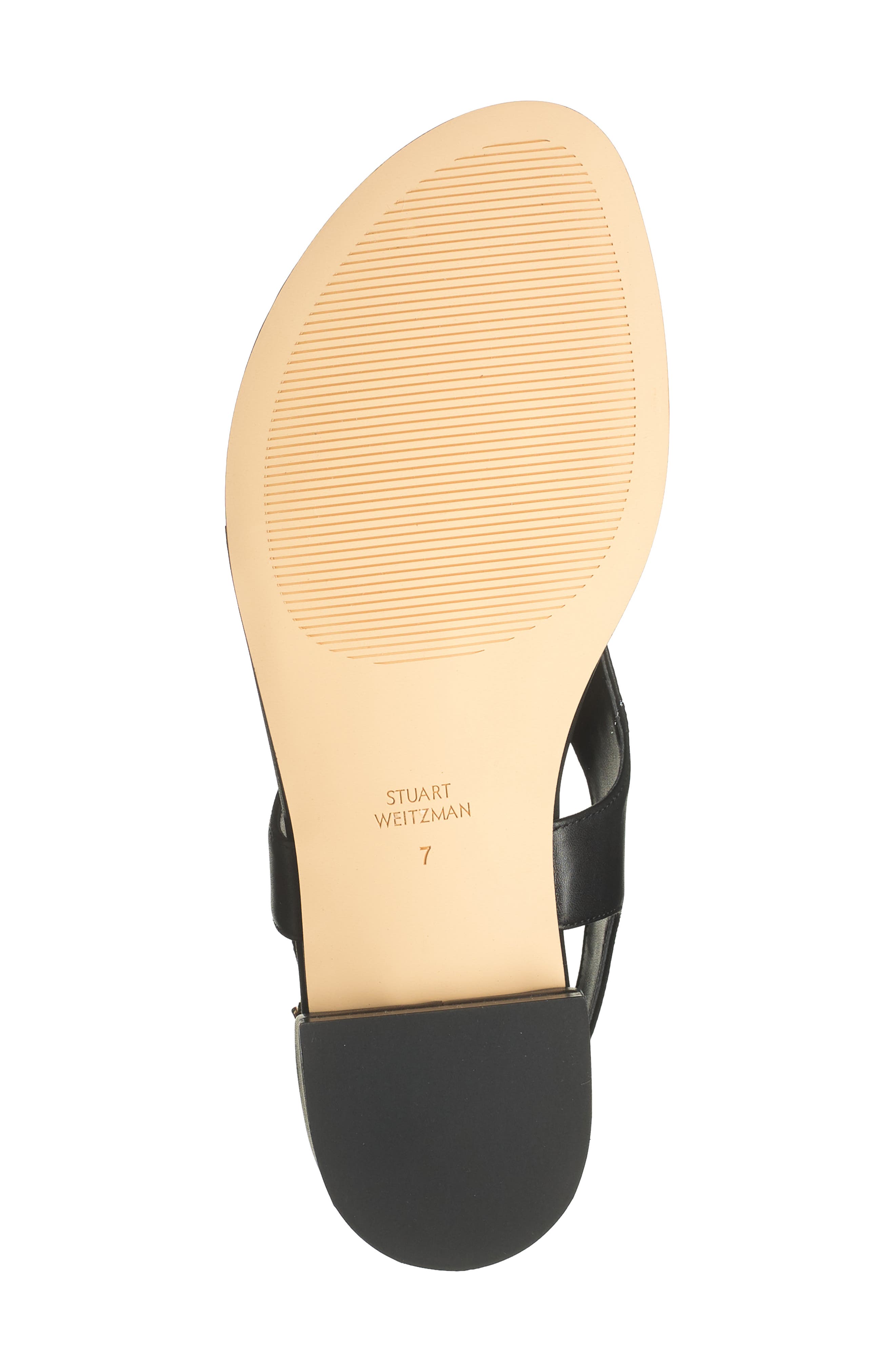 Stuart Weitzman Santorini Flat Sandal, Alternate, color, 