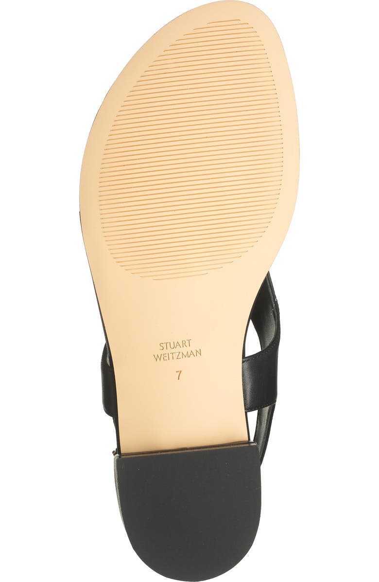 Stuart Weitzman Santorini Flat Sandal, Alternate, color,