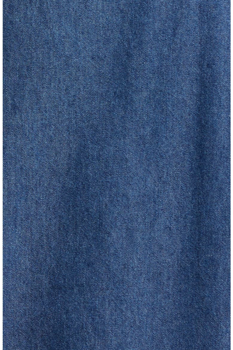 Puff Sleeve Denim Top, Alternate, color, ARIES WASH
