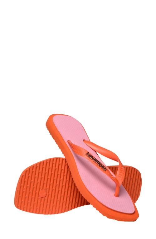 HAVAIANAS HAVAIANAS FUSION SQUARE LOGO FLIP FLOP 