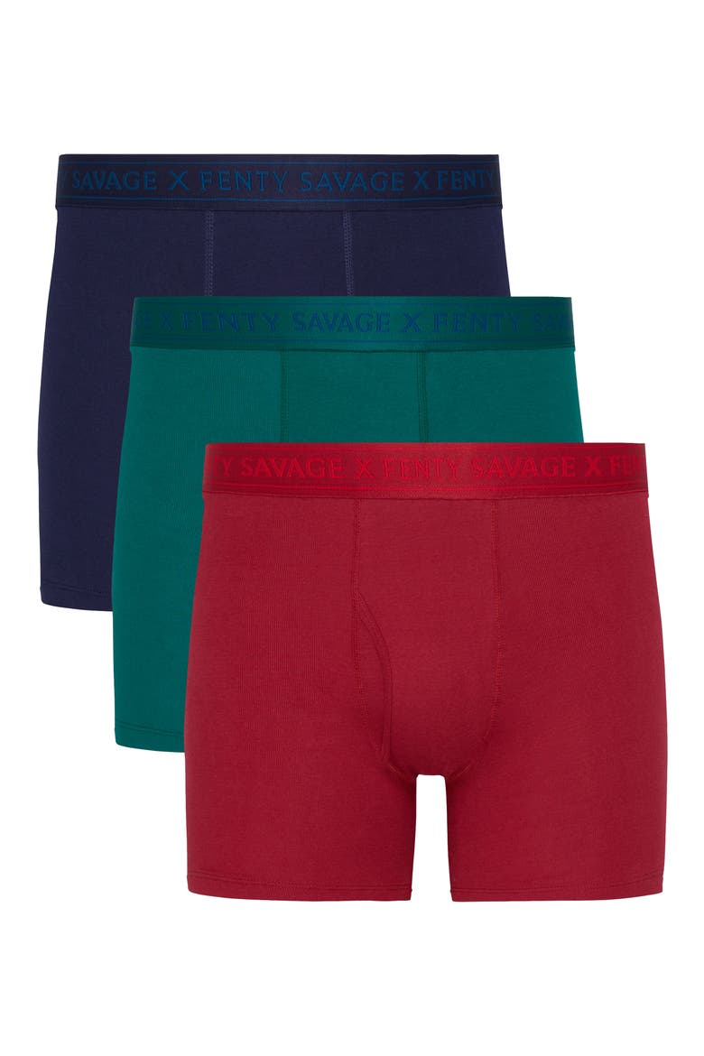 Savage Classics 3-Pack Boxer Briefs, Main, color, DARK AND STORMY BLUE