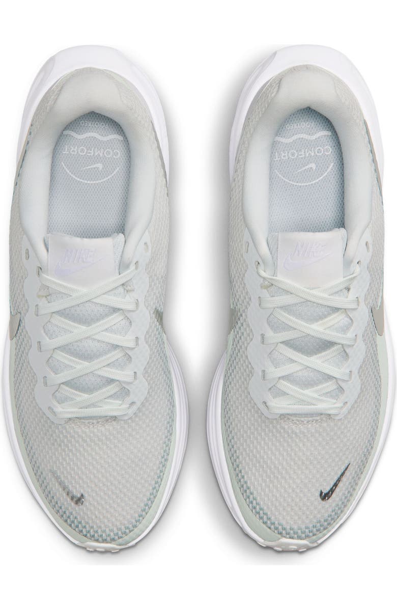 Nike Revolution 8 Running Shoe, Alternate, color, White/ Silver/ Barely Green