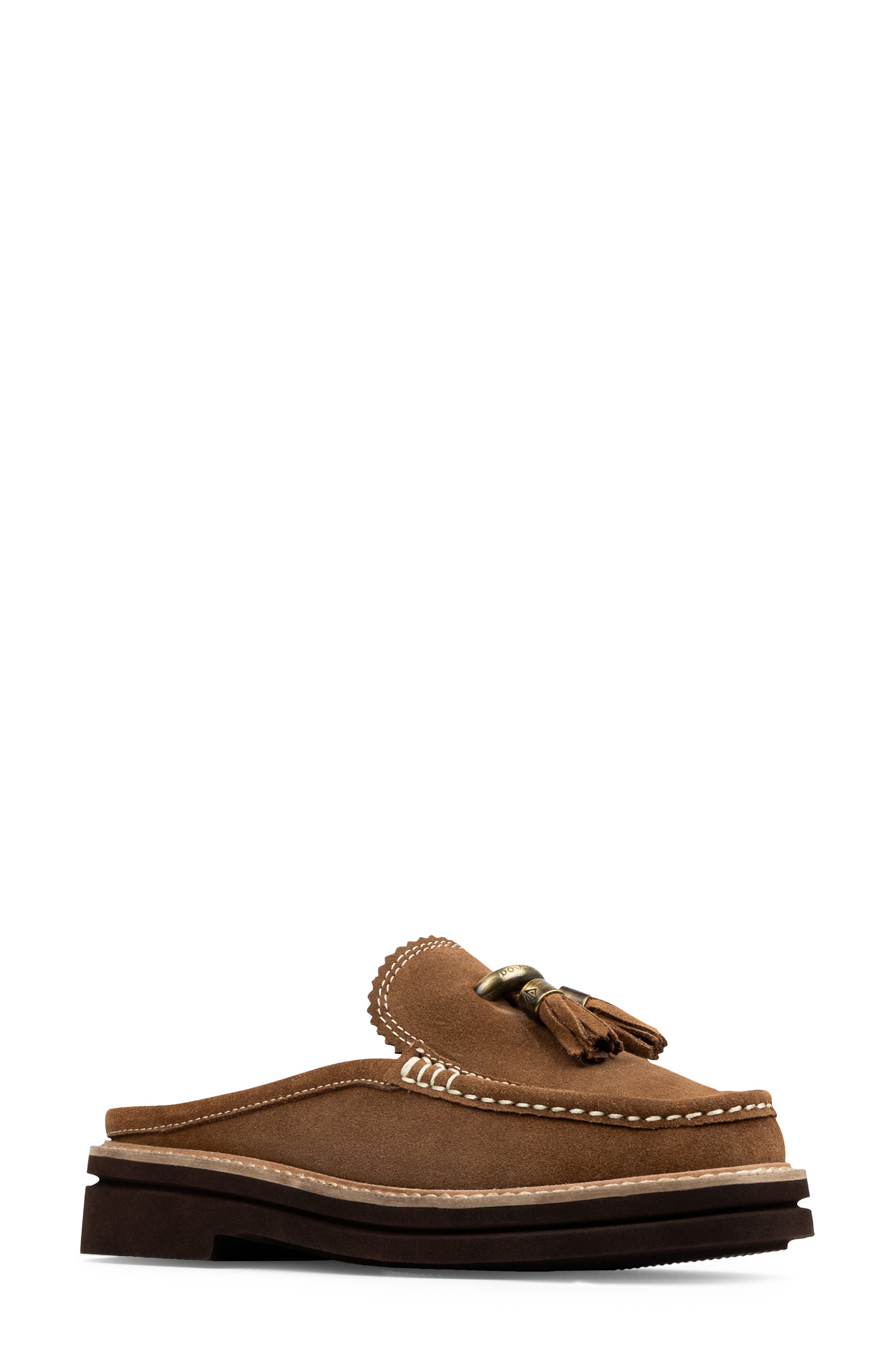 Donald Pliner Mule Tassel Loafer, Main, color, Saddle