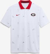 Nike Men's Nike White Georgia Bulldogs Vapor Pattern Dri-FIT Polo