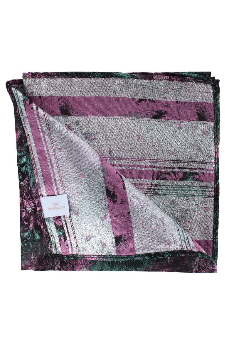 The Arcane Storm Silk Novelty 12x12 Pocket Square, Alternate, color, Multiple
