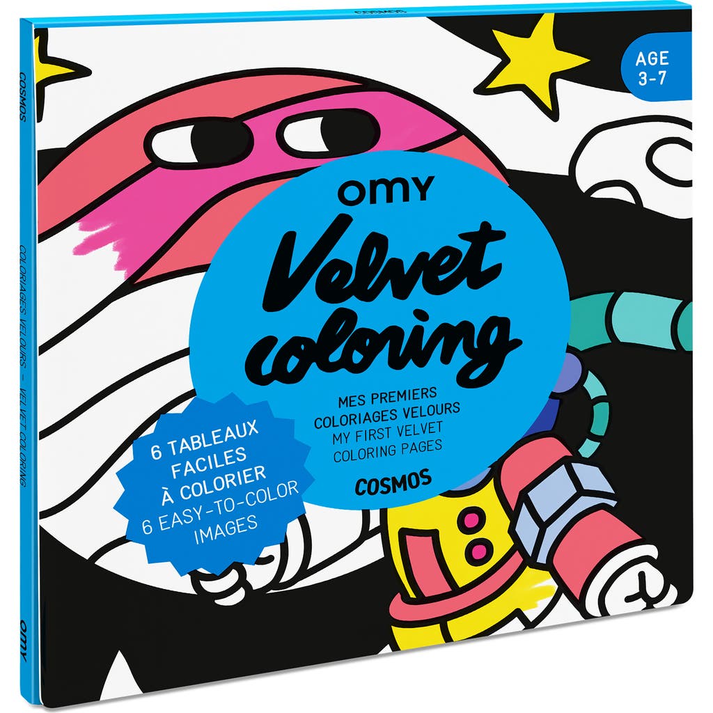 OMY Velvet coloring  Cosmos in Blue  product