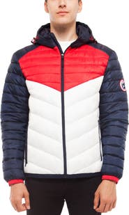 Rokka&Rolla Lightweight Quilted Hooded Puffer Jacket