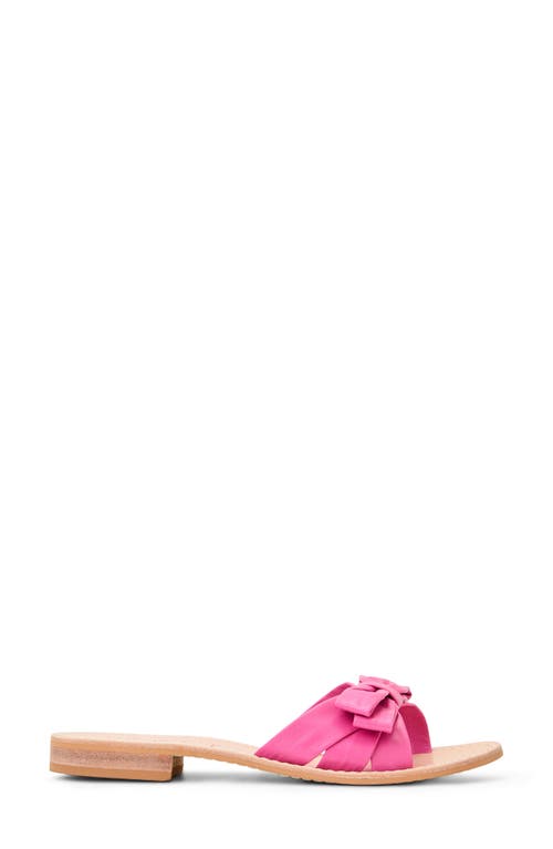 Shop Jack Rogers Brightly Bow Slide Sandal In Fuchsia Pink