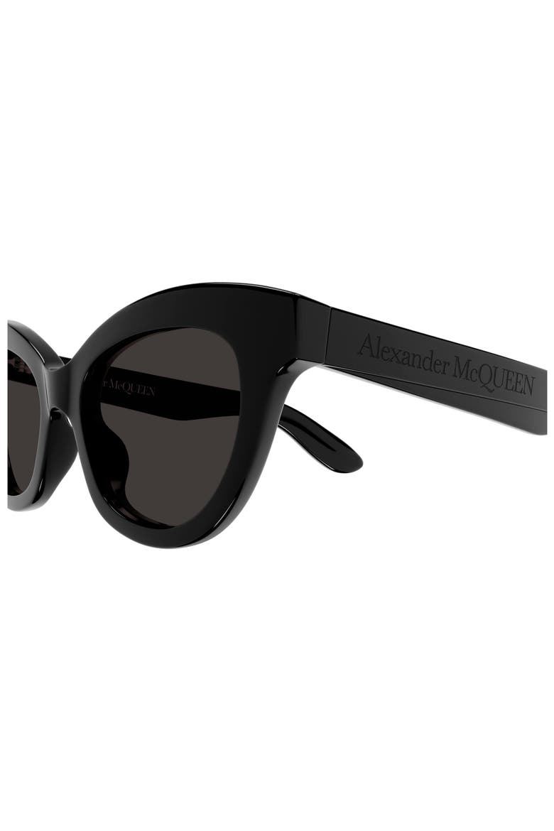 51mm Cat Eye Sunglasses, Alternate, color, BLACK