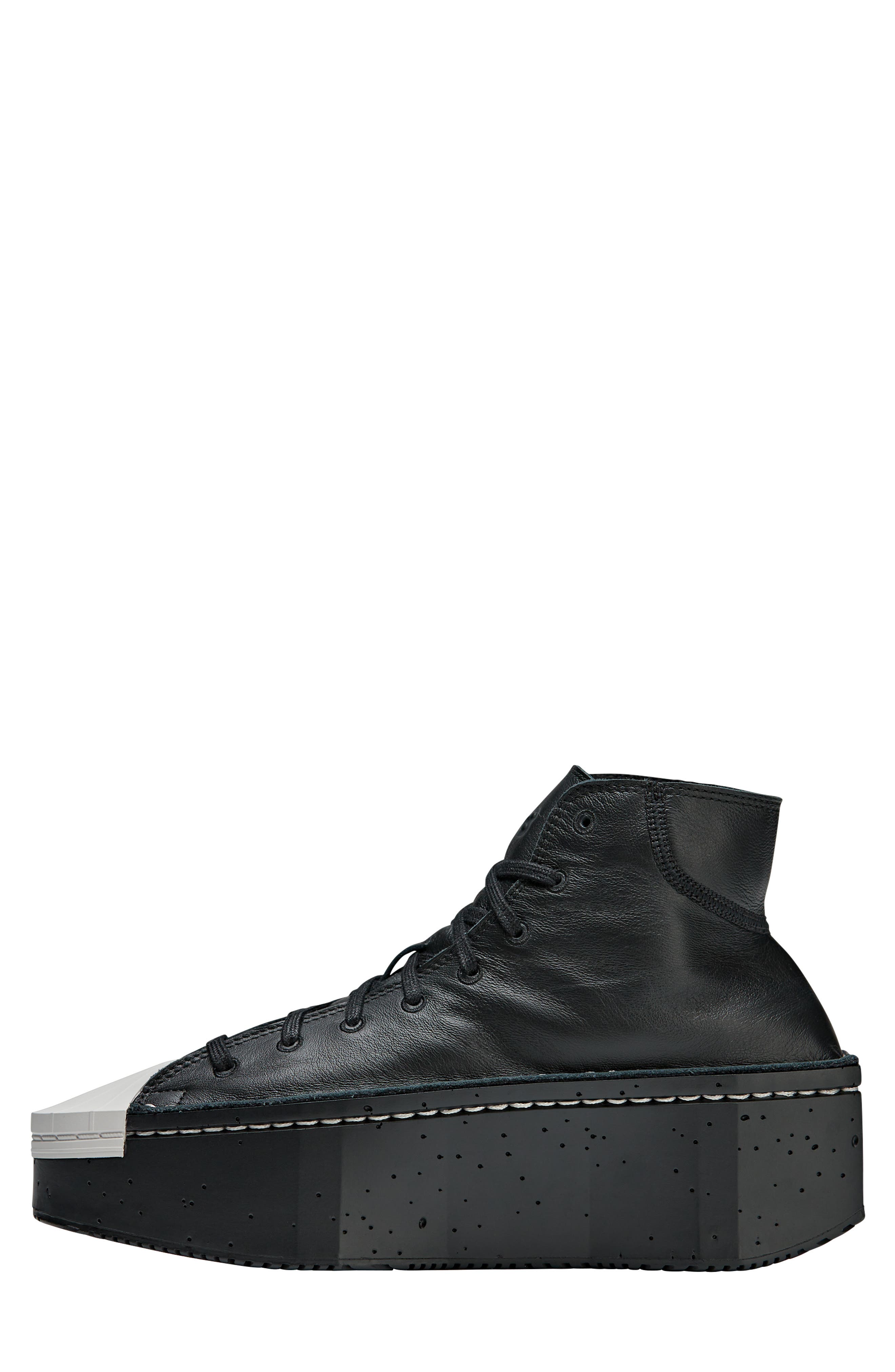 adidas Y-3 Kyasu High Top Sneaker, Alternate, color, Black/ Black/ Chapea