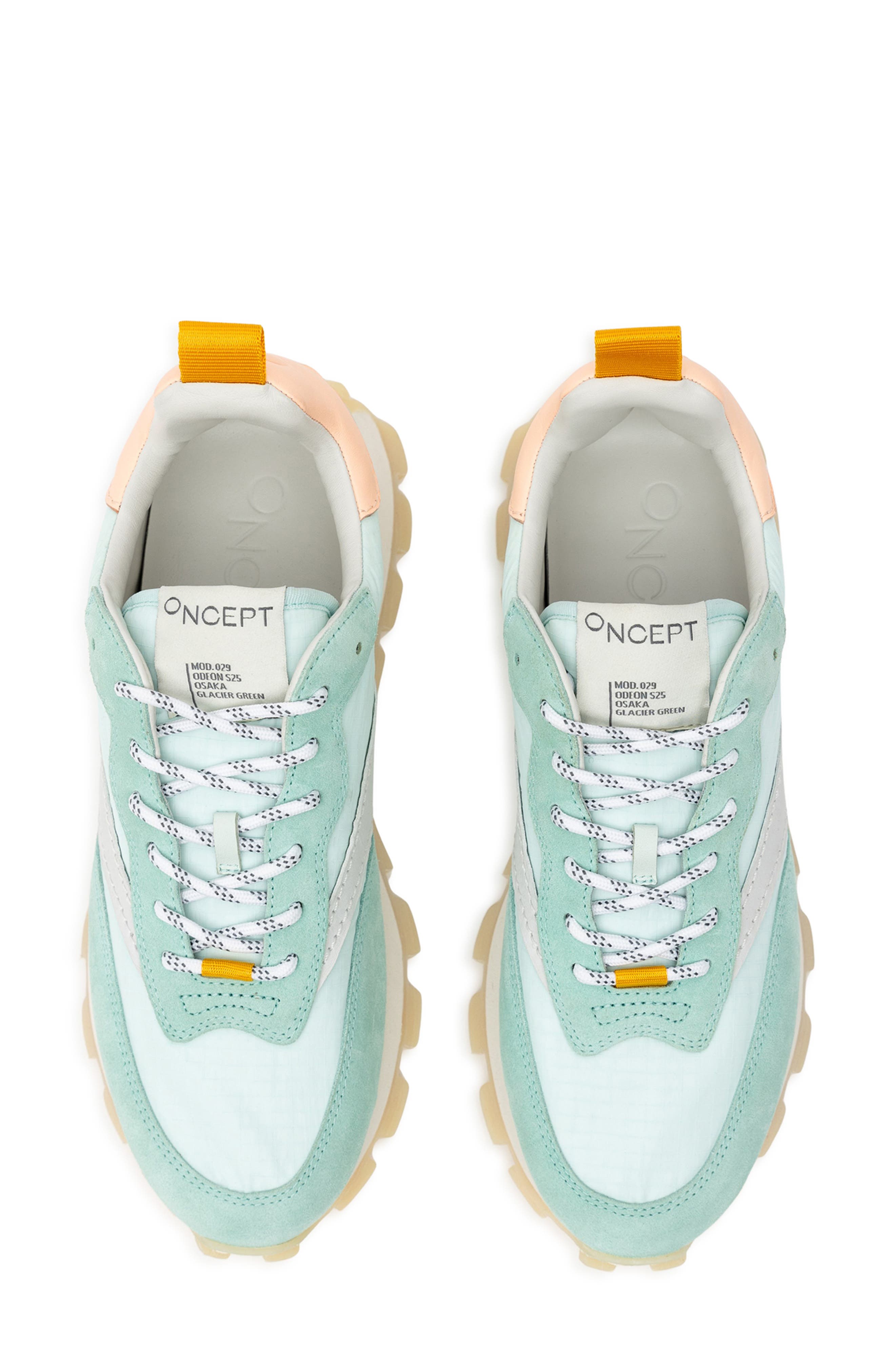 Oncept Osaka Lug Sole Sneaker, Alternate, color, Glacier Green