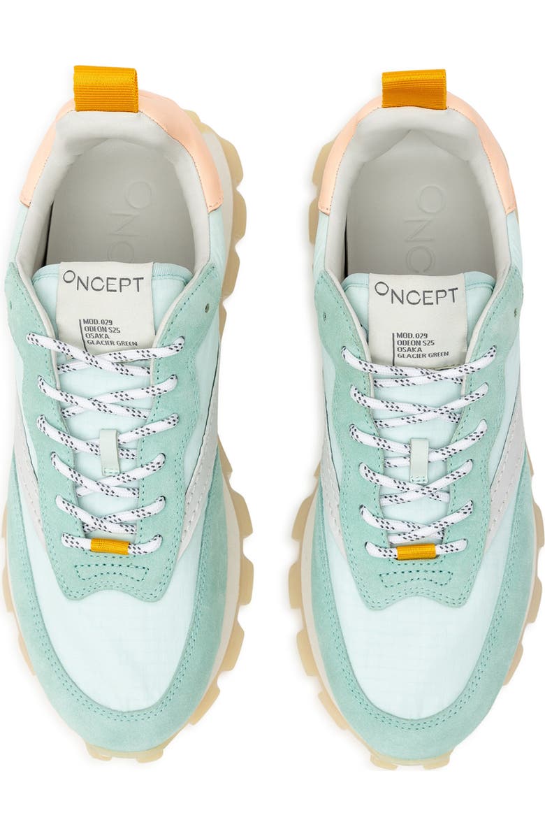 Oncept Osaka Lug Sole Sneaker, Alternate, color, Glacier Green