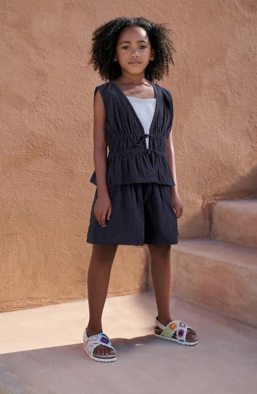 Next Kids' Sleeveless Top, Vest & Shorts Set In Blue