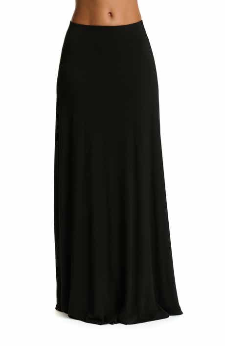 Naked Wardrobe Smooth Flare Maxi Skirt