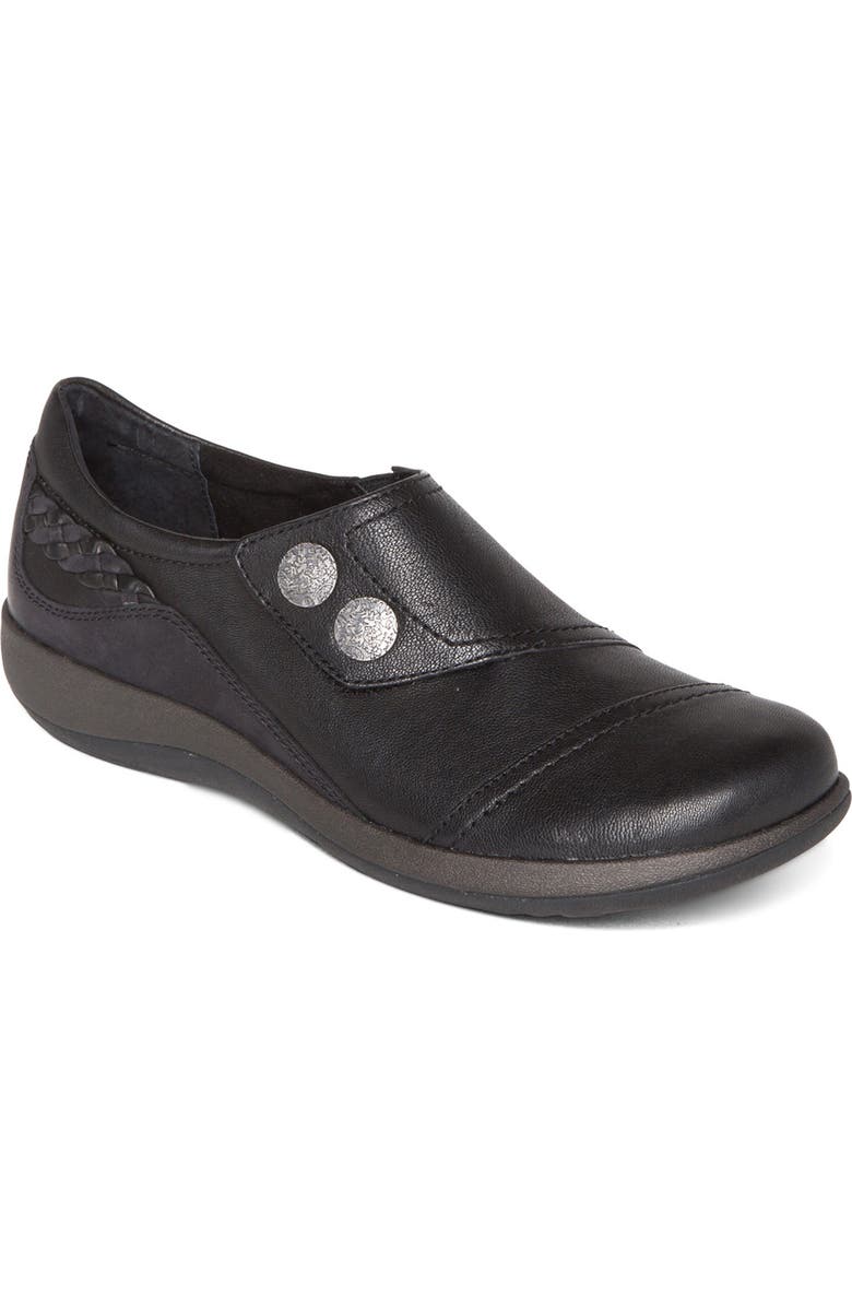 Aetrex Karina Monk Strap Flat, Main, color,