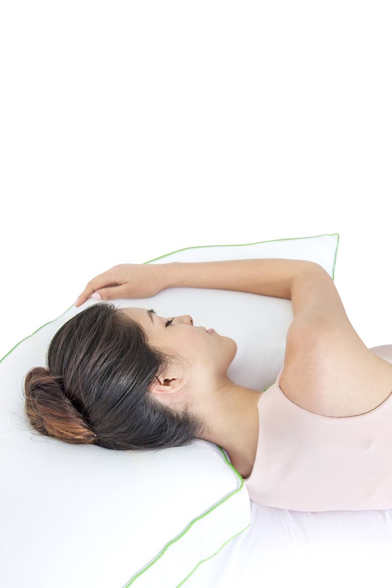 Sleep Yoga Side Sleeper Pillow, Alternate, color, WHITE