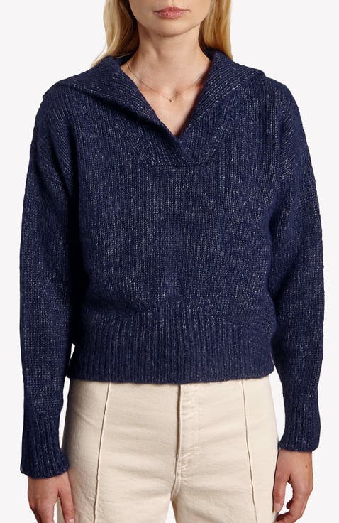 Sailor collar weekend Sweater