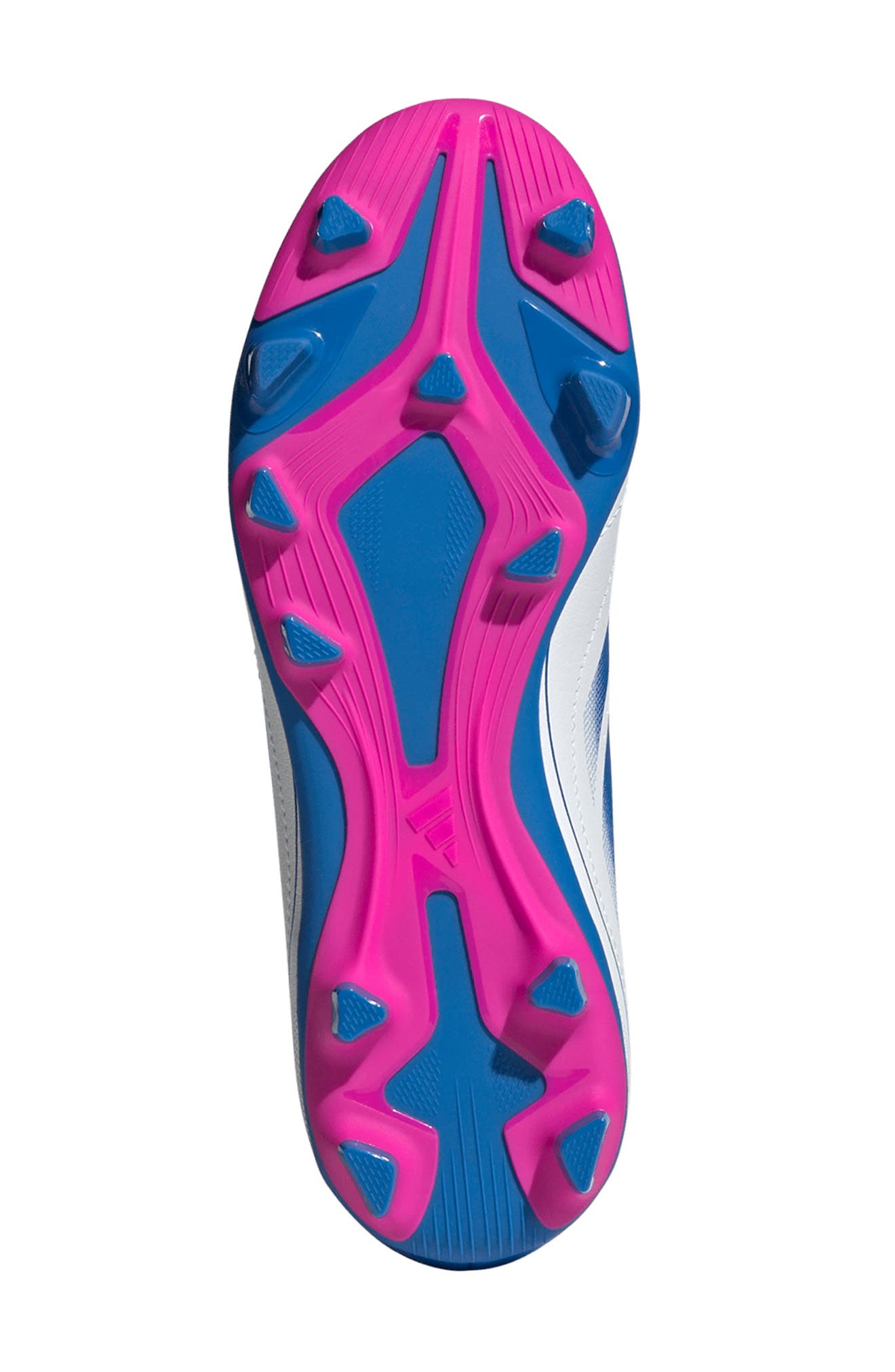 adidas Goletto IX Soccer Cleat, Alternate, color, White/ Royal/ Shock Pink