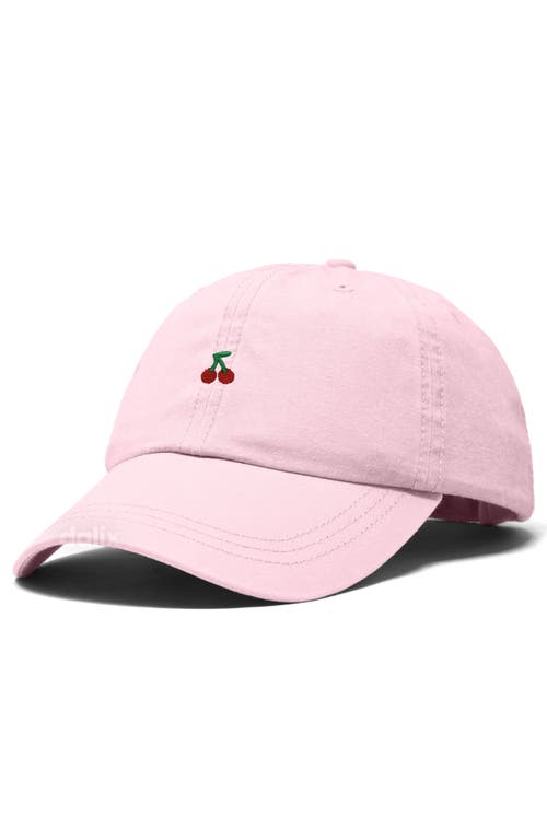 Dalix Lil Cherry Dad Cap In Pink