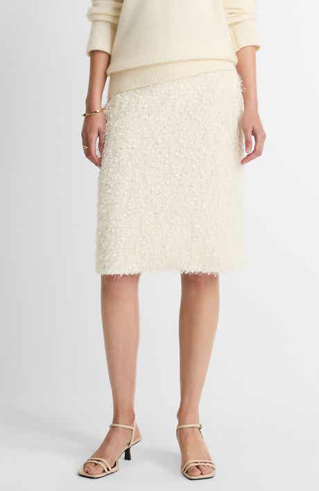 Vince Feathery Fringe Skirt
