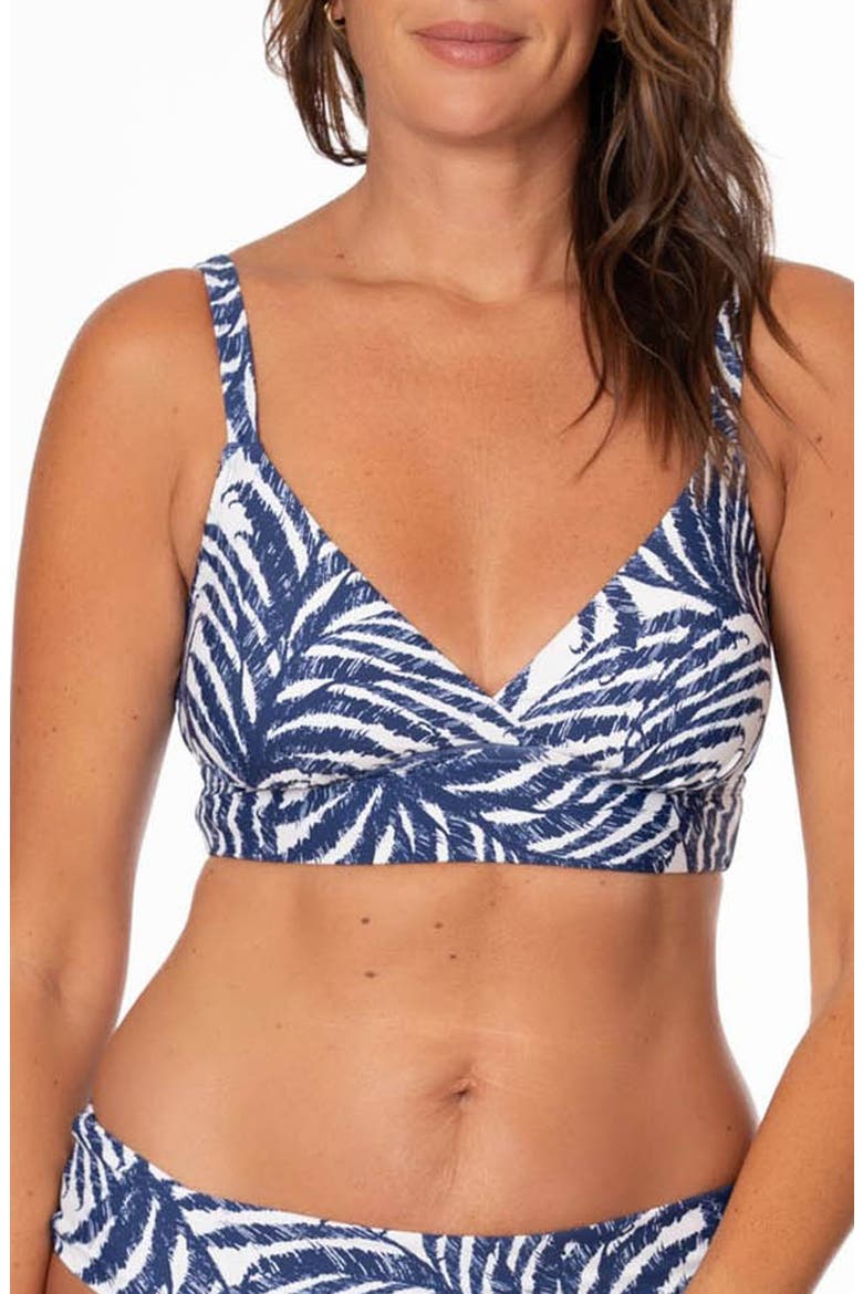 Cecile Mid Tank Bikini Top, Main, color, PANTHEON BLUE