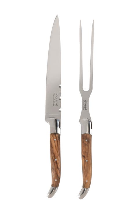 Laguiole Olivewood Carving Set