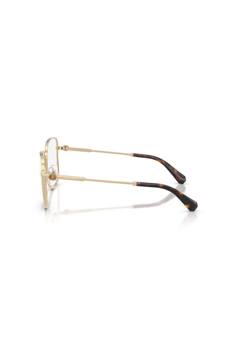 55mm Square optical glasses, Alternate, color, Gold