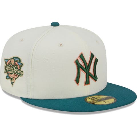 Men's New Era Cream New York Yankees Chrome 59FIFTY Fitted Hat