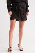 CIEBON Cora Metallic Miniskirt
