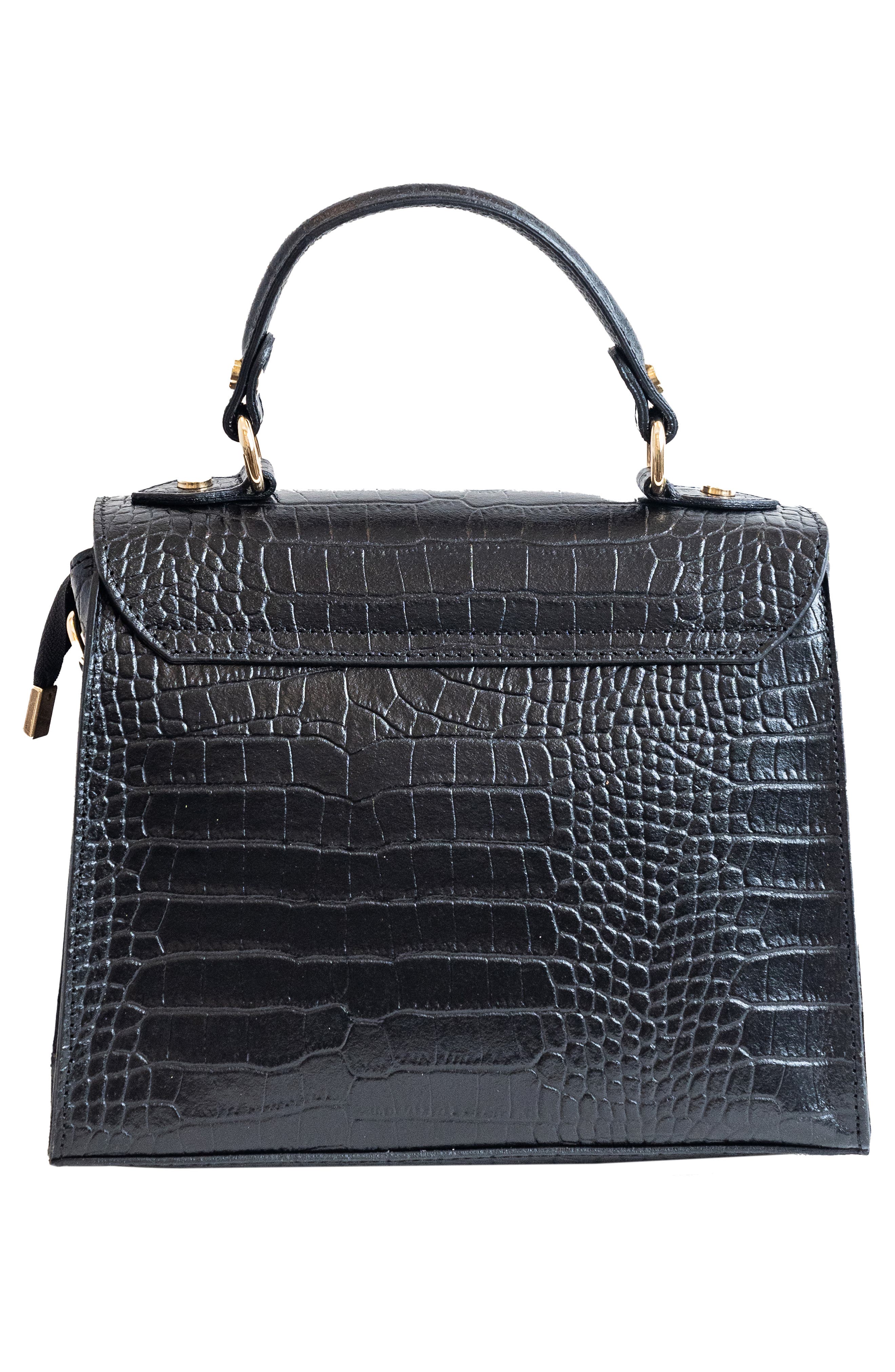 Persaman New York Croc Embossed Handbag, Alternate, color, 