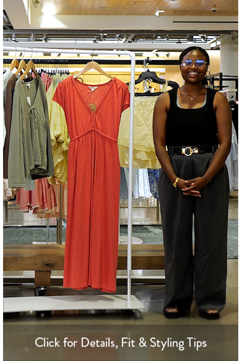 Heidi Ruched Jersey Midi Dress video