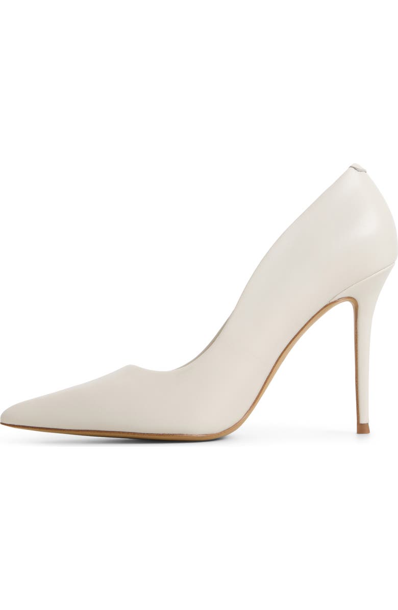 ALDO Stasya Pointed Toe Pump, Alternate, color, White/ Bone