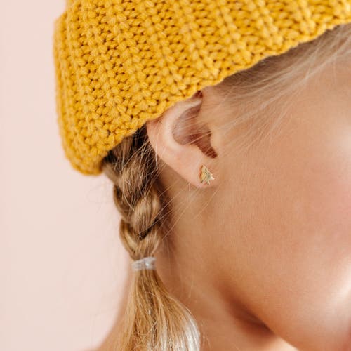 Pip Pop Christmas Tree Stud Earrings In Gold