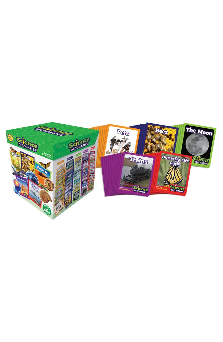 Junior Learning Science Decodables Nonfiction Boxed Educational Learning Set, Main, color, 