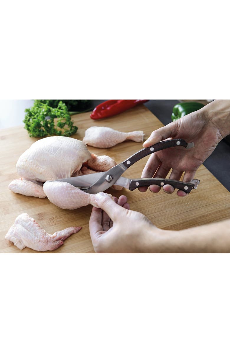 BergHOFF Natural Essentials 8" Rosewood Poultry Shears, Alternate, color, Natural
