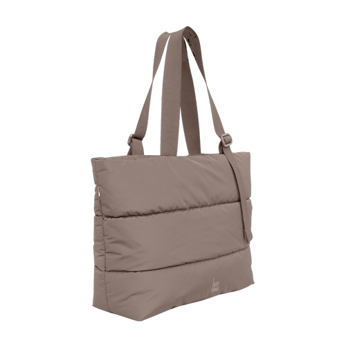Got Bag Puffer Tote Bag In Oyster Monochrome