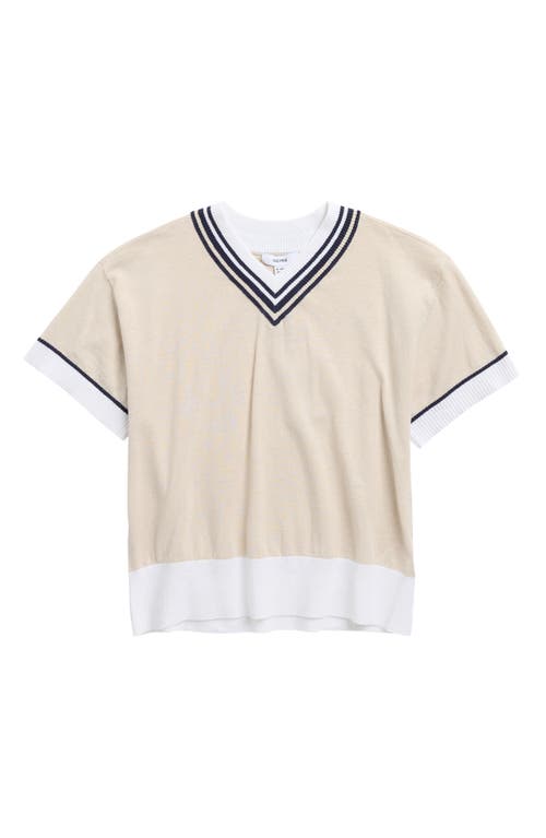 Reiss Kids Ida Sr V-neck Sweater In Brown
