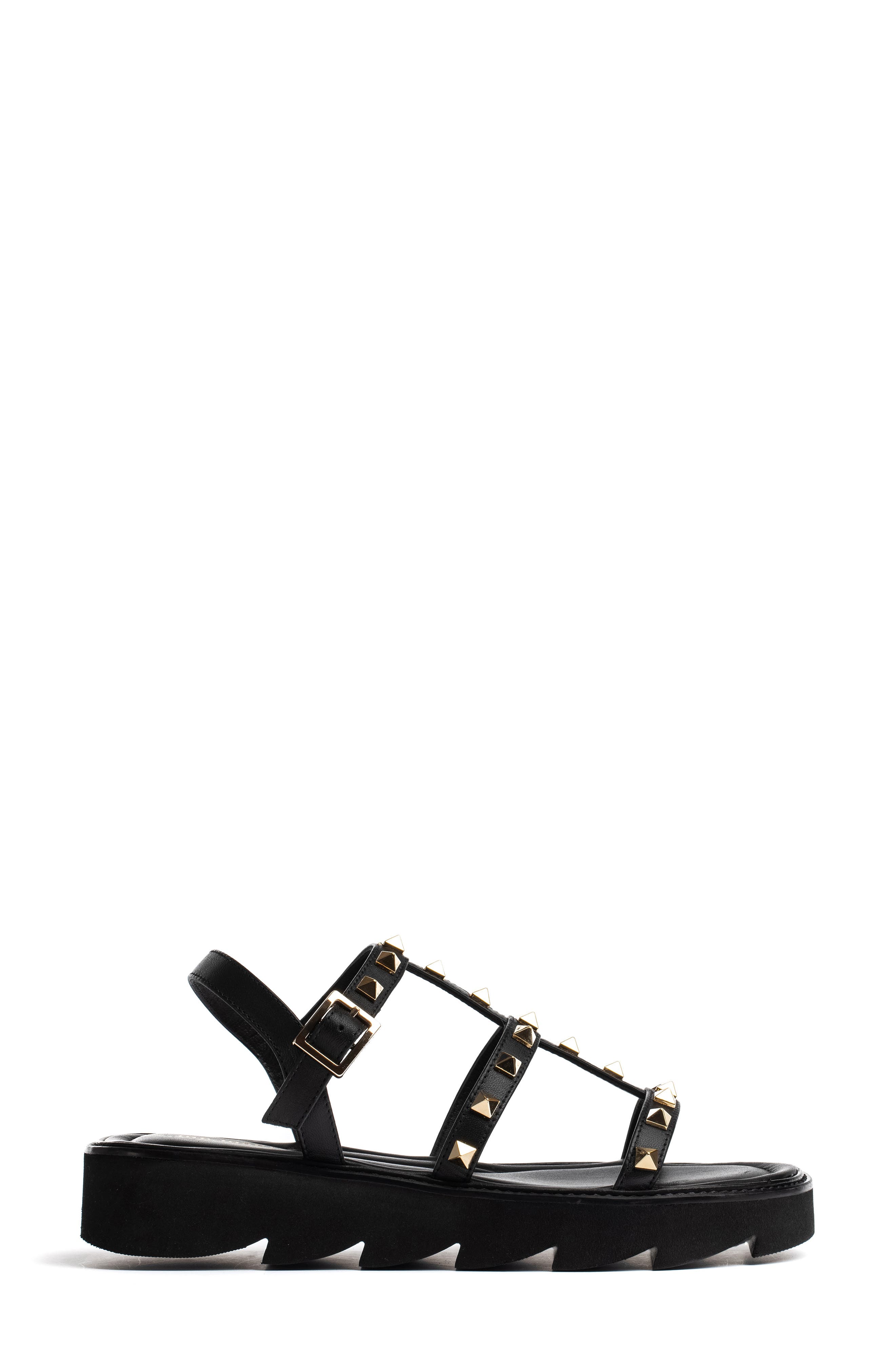 Jon Josef Alcon Studded Platform Sandal, Alternate, color, 