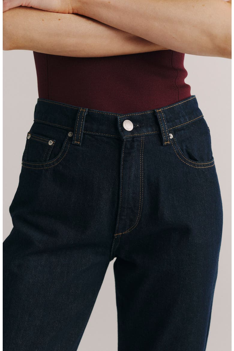 Cate High Waist Straight Leg Jeans, Alternate, color, HARVEST MOON